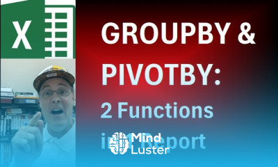 2 Different Functions in GROUPBY PIVOTBY Functions Excel Magic Trick 1844 Part 2
