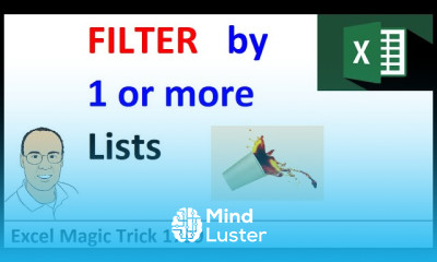 FILTER by 1 or More Lists in the Excel Worksheet VSTACK or TOCOL Excel Magic Trick 1799