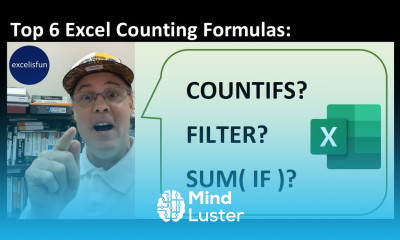 Top 6 Excel Counting Formulas COUNTIFS FILTER or SUM IF functions Excel Magic Trick 1819