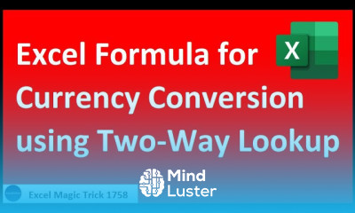 VLOOKUP or XLOOKUP for Currency Conversion in Excel Formula Excel Magic Trick 1758