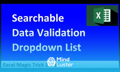 Searchable Data Validation Dropdown List XLOOKUP function – M365 Excel Magic Trick 1773
