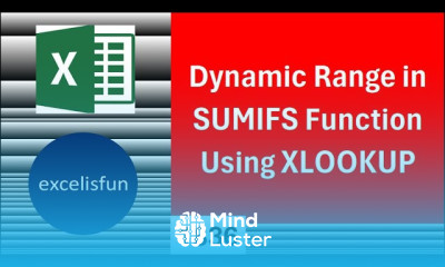 Dynamic Range in SUMIFS SUMIF functions using XLOOKUP Function Excel Magic Trick 1836