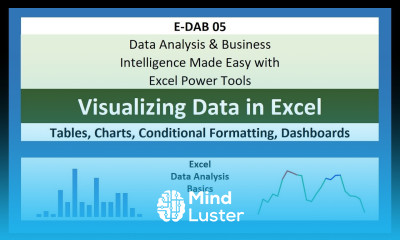 E DAB 05 Visualizing Data with Tables Charts Conditional Formatting Dashboards