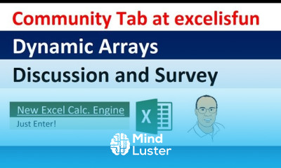 Dynamic Array Discussions in excelisfun Community Tab Charts Append Totals Big Data