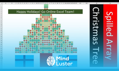 Spilled Array Christmas Tree in Excel Conditional Formatting Christmas Tree Excel Magic Trick 1628