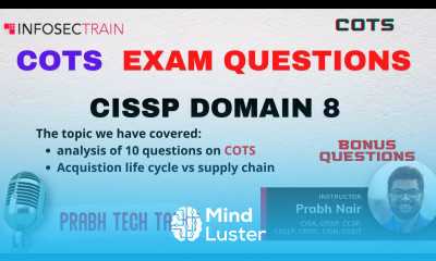 CISSP COTS DOMAIN 8 Question Analysis
