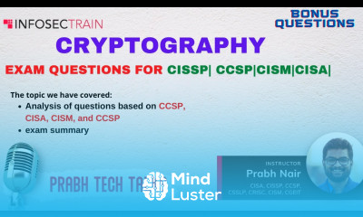 Learn CRYPTOGRAPHY Questions for CISSP CISA CISM and CCSP - Mind Luster