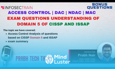CISSP DOMAIN 5 ACCESS CONTROL Questions