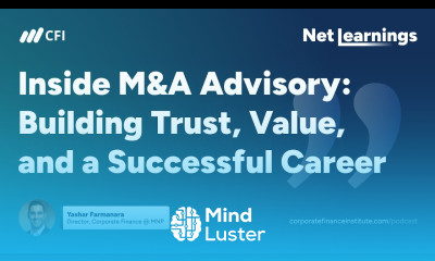 Inside M A Advisory Building Trust Value and a Successful Career