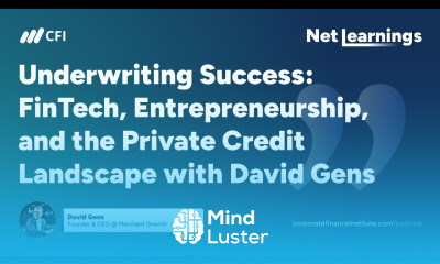 Underwriting Success FinTech Entrepreneurship and the Private Credit Landscape with David Gens