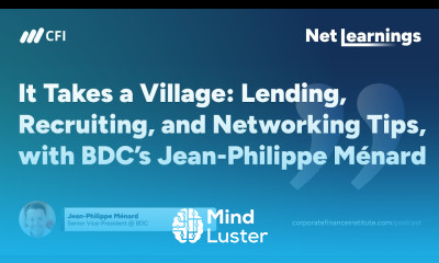 It Takes a Village Lending Recruiting and Networking Tips with BDC s Jean Philippe Ménard