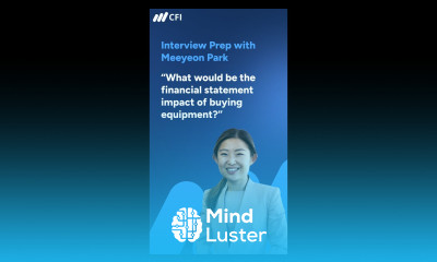 The Financial Statement Impact of Buying Equipment Interview Prep Series Ep 4