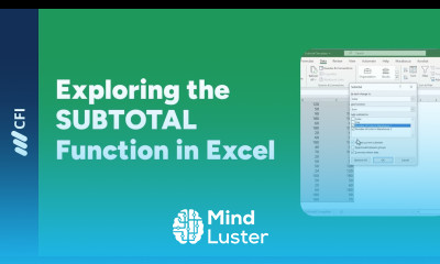 SUBTOTAL Function in Excel Corporate Finance Institute