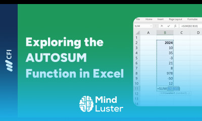 AUTOSUM Function in Excel Corporate Finance Institute