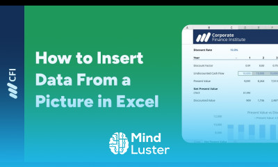 How to Insert Data from Picture In Excel Corporate Finance Institute