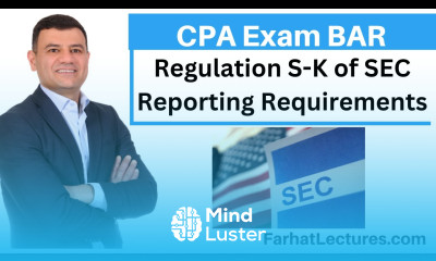 Regulation S K of SEC Reporting Requirements CPA Exam BAR