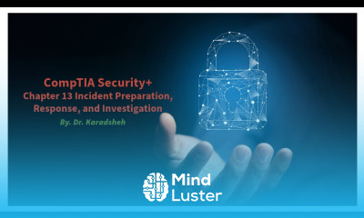 CompTIA Security Chapter 13 Incident Preparation Response and Investigation