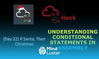 Learn Understanding Conditional Statements in Assembly TryHackMe Advent ...
