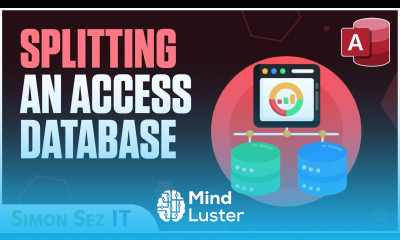 Split Access Database into Front End and Back End Save Time and Space