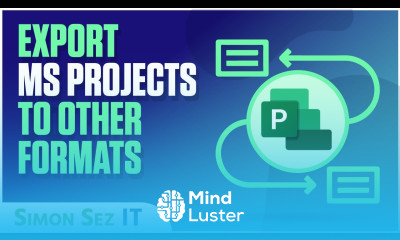 Export Projects to Other Formats in Microsoft Project