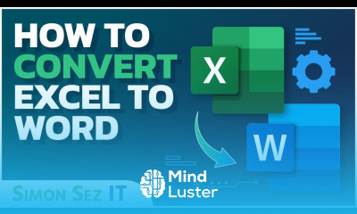 Convert Excel Spreadsheets to Word Documents