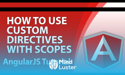 Angular Tutorials for Beginners Part 14 How to Use Custom Directives with Scope Using Angular