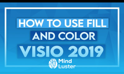 How to Use Fill and Color in Microsoft Visio 2019