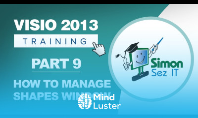 Visio 2013 for Beginners Part 9 How to Manage the Shapes Window in Visio 2013