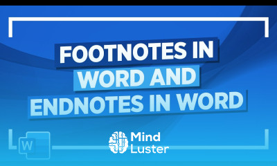 Microsoft Word Tutorial Footnotes in Word and Endnotes in Word