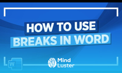 Microsoft Word Tutorial How to use Section Break in Word