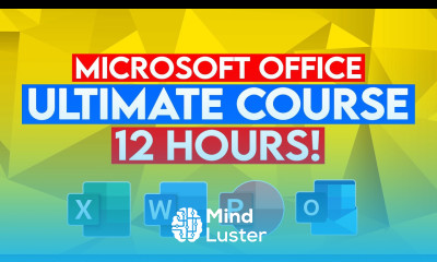 Microsoft Office Tutorial for Beginners Learn Excel PowerPoint Word Outlook 12 HOURS