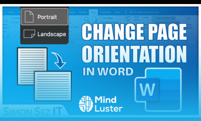 Changing the Page Orientation in Microsoft Word