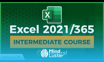 Microsoft Excel Intermediate Training 2021 365 5 Hour Excel Tutorial Class