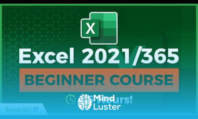 Microsoft Excel Tutorial 2021 365 4 5 Hours of Getting Started in Microsoft Excel 2021