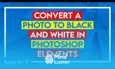 Convert a Photo to Black and White in Photoshop Elements 2022