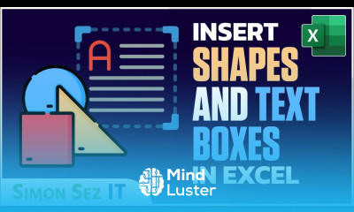 Insert Shapes and Text Boxes in Excel