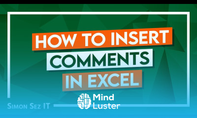 How to Insert Comments in Microsoft Excel