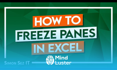 How to Freeze Panes in Excel