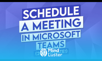 How to Schedule a Meeting in Microsoft Teams 2021 Update