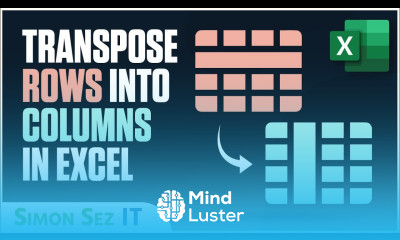 How to Transpose Rows into Columns in Excel