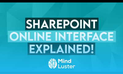 Microsoft SharePoint Online Interface Explained Office 365