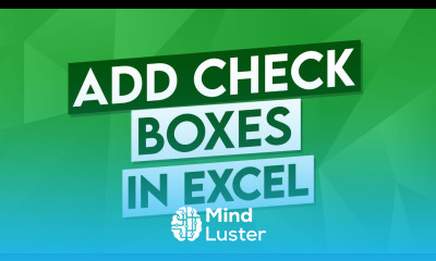 How to Add Check Boxes in Excel Excel Checkbox Tutorial