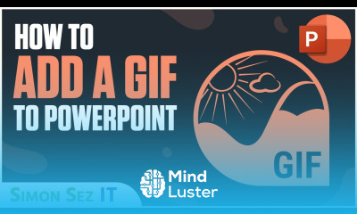 Inserting a GIF into PowerPoint