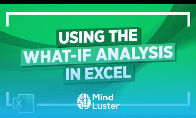 Excel Tutorial Using the WHAT IF Analysis in Excel