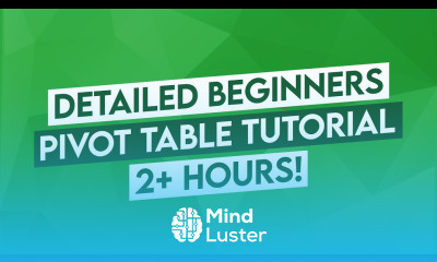 Pivot Tables Excel Detailed Beginners Pivot Table Tutorial