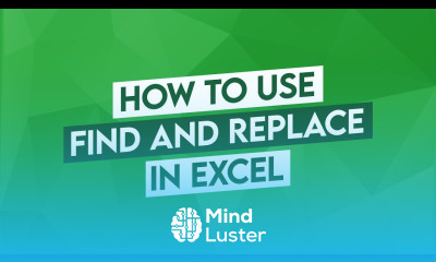 How to use Find and Replace in Excel
