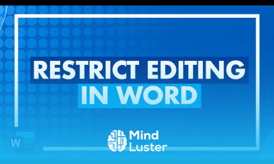How to Restrict Editing in Word