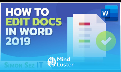 How to Edit Documents in Microsoft Word 2019 MS Word Tutorial