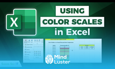 Using Color Scales in Microsoft Excel