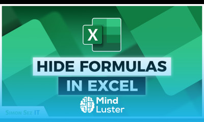 Hiding Formulas in Microsoft Excel